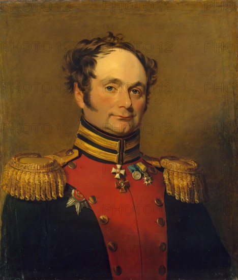 Portrait of Adam I. Bistrom (1774-1826) (2nd), 1822. Creator: Workshop of George Dawe.