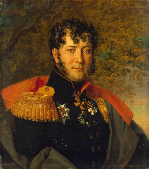 Portrait of Fyodor G. Gogel (1775-1827), 1824. Creator: Workshop of George Dawe.