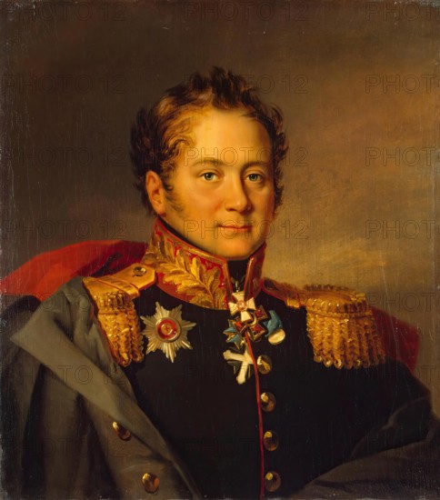 Portrait of Alexander A. Pisarev (1780-1848), 1822. Creator: Workshop of George Dawe.