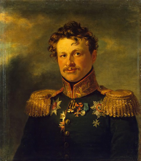Portrait of Ernest, Prince of Hesse-Philipstal (1771 - after 1836), 1822. Creator: Workshop of George Dawe.