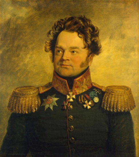 Portrait of Nikanor M. Svechin (1772-1849), 1822. Creator: Workshop of George Dawe.