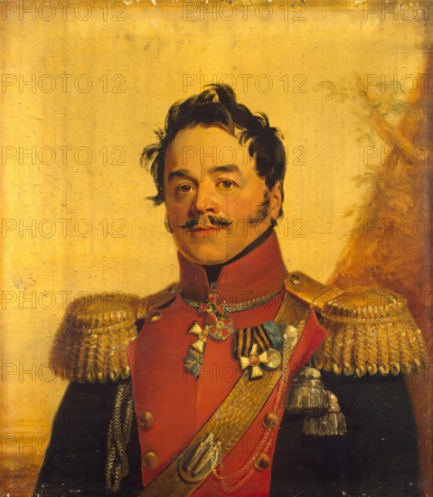 Portrait of Nikolai G. Shcherbatov (1777-1845), 1822. Creator: Workshop of George Dawe.