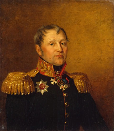 Portrait of Nikolai F. Yemelyanov (1768-1829), 1823. Creator: Workshop of George Dawe.