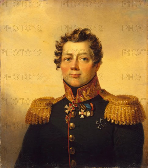 Portrait of Alexey A. Protasov (1780-1833), 1822. Creator: Workshop of George Dawe.