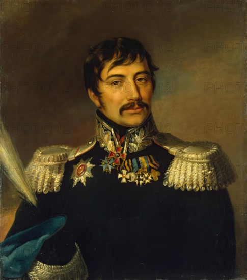 Portrait of Timofey D. Grekov (1770-1831), 1824. Creator: Workshop of George Dawe.