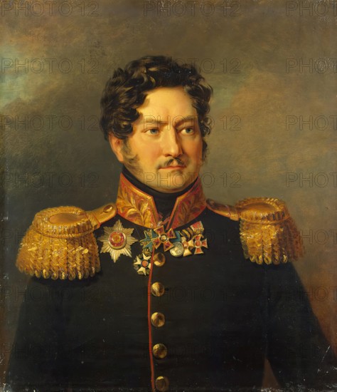 Portrait of Dmitry L. Ignatyev (1771-1833), 1822. Creator: Workshop of George Dawe.
