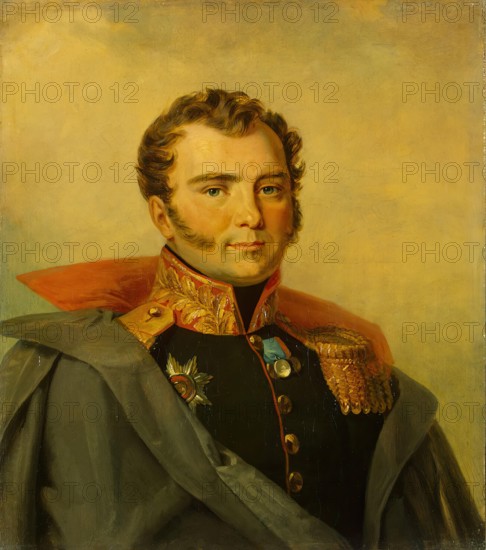 Portrait of Andrey A. Yefimovich (1773-1823), 1824. Creator: Workshop of George Dawe.