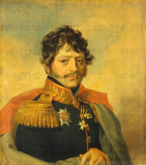Portrait of Ivan A. Argamakov (1775-1821) (2nd), 1828. Creator: Workshop of George Dawe.