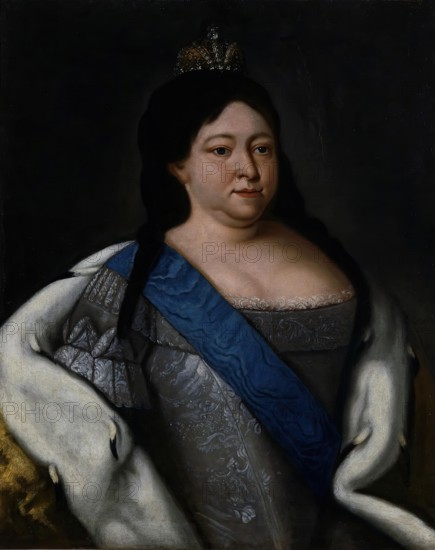 Portrait of Empress Anna Ioannovna, 18th century. Creator: Unknown.