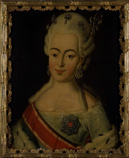 Portrait of Grand Duchess Natalya Alexeyevna, Second half of 18th century. Creator: Unknown.
