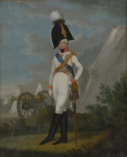 Portrait of Grand Duke Konstantin Pavlovich, 1st quarter of 19th century. Creator: Unknown.