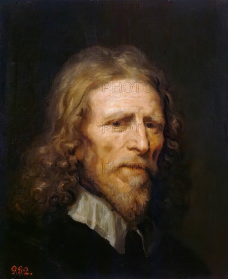 Portrait of Abraham van der Doort, 1640. Creator: William Dobson.