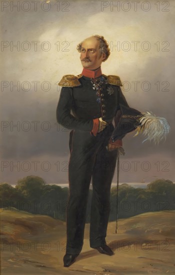 Portrait of a General, 1841. Creator: Bogdan Willewalde.