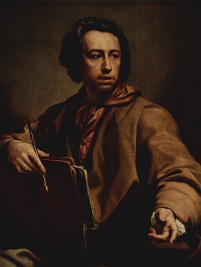 Self-Portrait, 1775. Creator: Anton Raphael Mengs.
