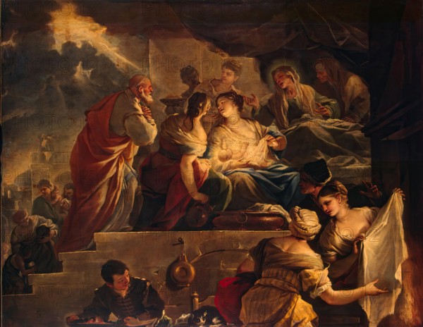 Birth of St John the Baptist, 1674. Creator: Luca Giordano.