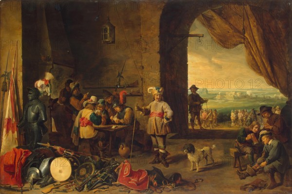 Guardroom, 1642. Creator: David Teniers II.