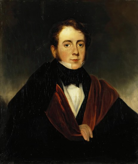 Self-Portrait of Carl Edward Bolin, 1835. Creator: Carl Edvard Bolin.