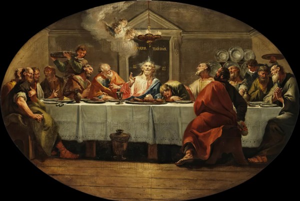 The Last Supper, 1762. Creator: Francesco Fontebasso.