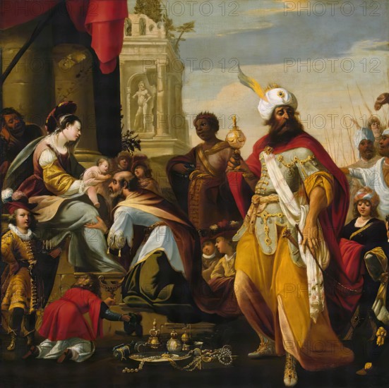 Adoration of the Magi, 1624. Creator: Georges Lallemant.