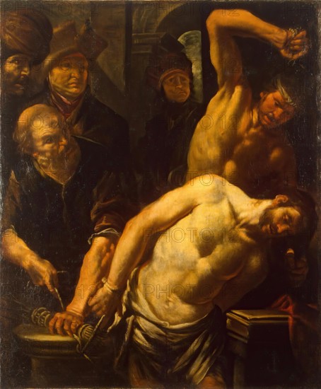 Mocking of Christ, 1644. Creator: Gioacchino Assereto.