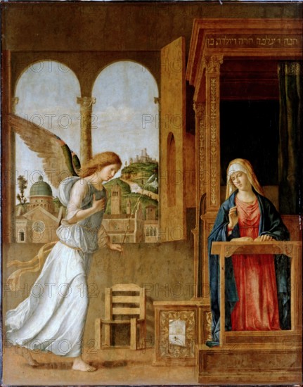 Annunciation, 1495. Creator: Giovanni Battista Cima da Conegliano.