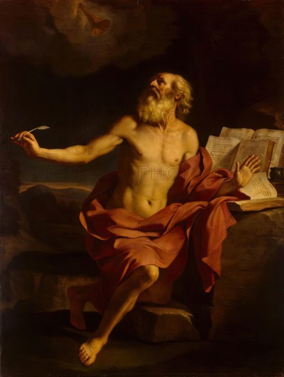 St Jerome in the Wilderness, 1650. Creator: Guercino.