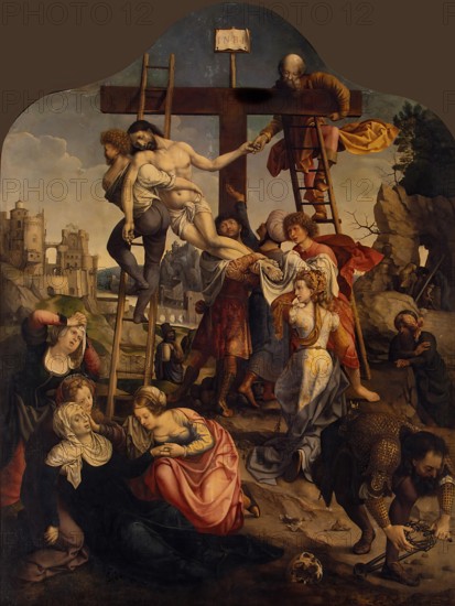 Descent from the Cross, 1520. Creator: Jan Gossaert.