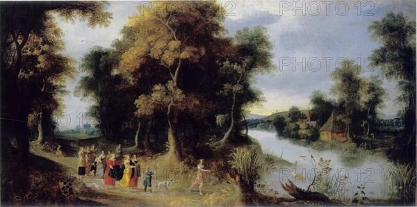 Finding of Moses, 1622. Creators: Jasper van der Lanen, Hans Jordaens III.