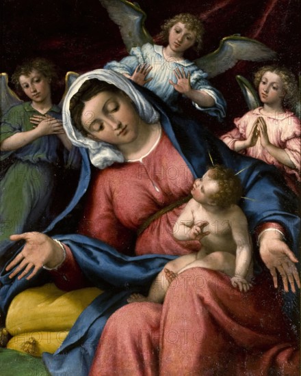 Madonna della Grazie, 1525. Creator: Lorenzo Lotto.