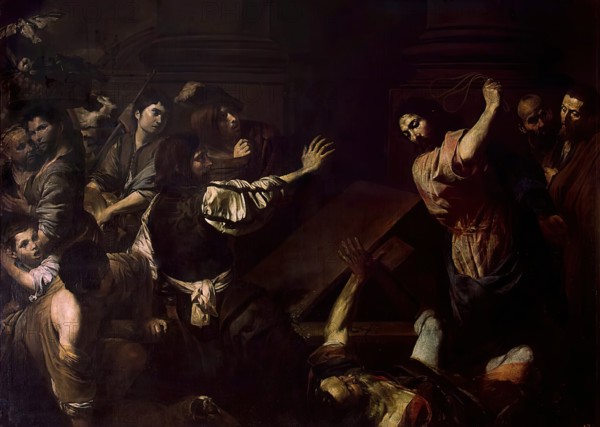 Expulsion of the Money-Changers from the Temple, 1620. Creator: Valentin de Boulogne.