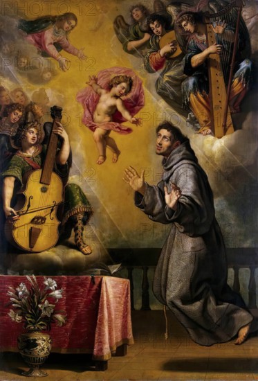 Vision of St Antony of Padua, 1631. Creator: Vicencio Carducho.
