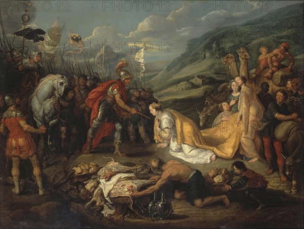 Abigail Bringing Gift to David, 1641. Creator: Simon de Vos.