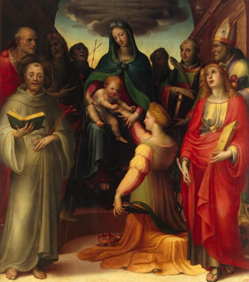 Mystic Marriage of St Catherine, 1509. Creator: Domenico Beccafumi.