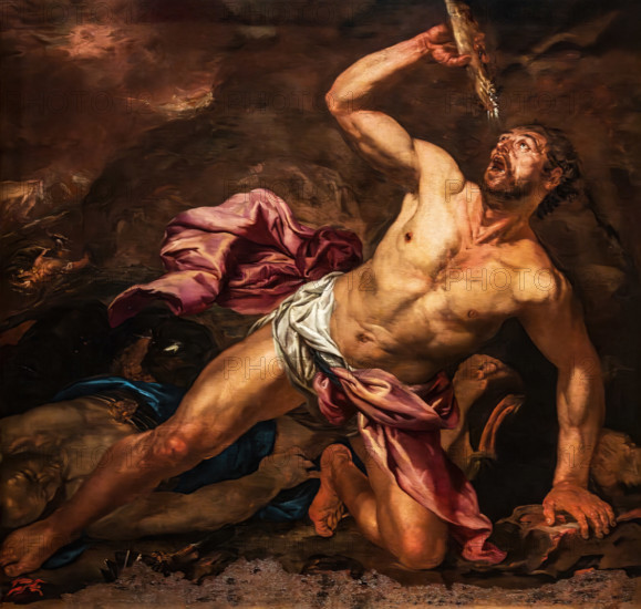 Samson, 1667. Creator: Giovanni Battista Langetti.