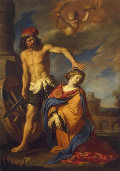 Martyrdom of St Catherine, 1653. Creator: Guercino.