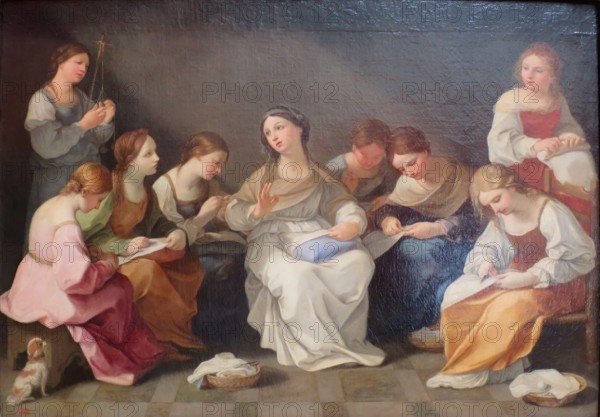 Education of the Virgin Mary, 1640. Creator: Guido Reni.