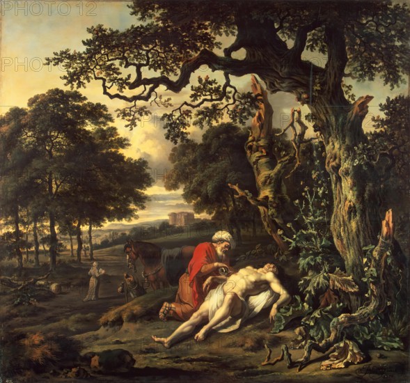 Parable of the Good Samaritan, 1670. Creator: Jan Wijnants.