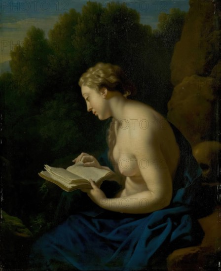 Mary Magdalene in the Desert, 1720. Creator: Adriaen van der Werff.