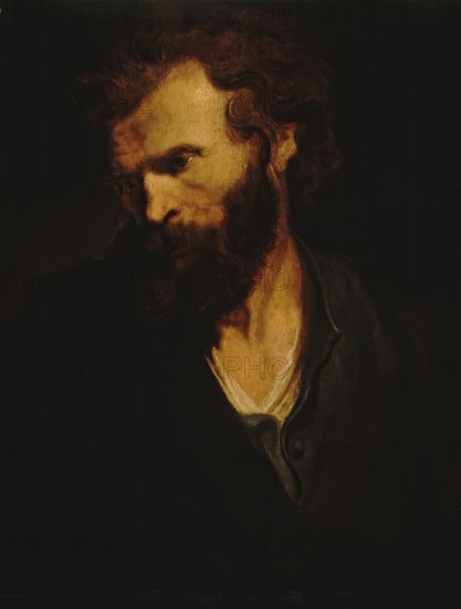 Head of an Apostle, 1620. Creator: Workshop of Anthony van Dyck.