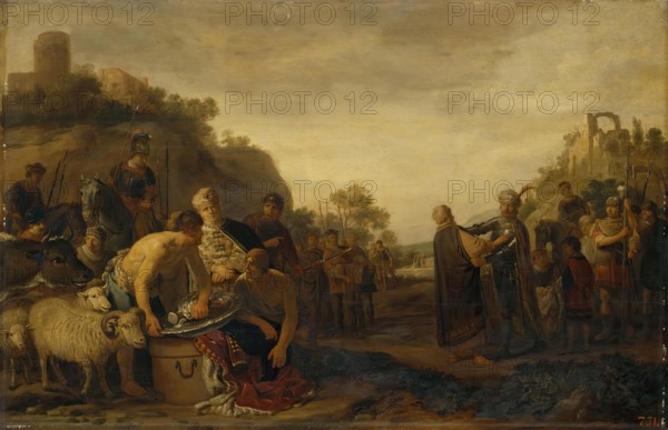 Samuel and Saul, 1650. Creator: Claes Cornelisz. Moeyaert.