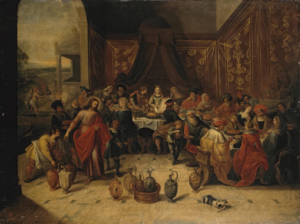 Marriage at Cana, 1630. Creator: Frans Francken II.