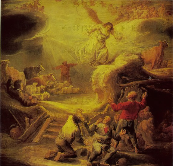 The Annunciation to the Shepherds, 1644. Creator: Benjamin Gerritz Cuyp.