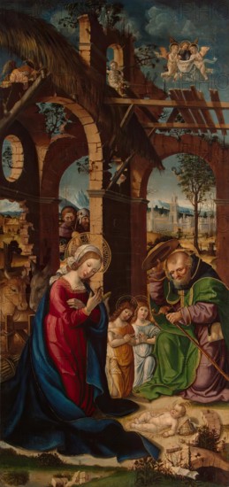 The Nativity, 1550. Creator: Gandolfino d'Asti.