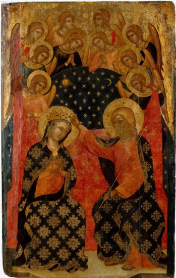 Coronation of Mary, 1360. Creator: Caterino Veneziano.