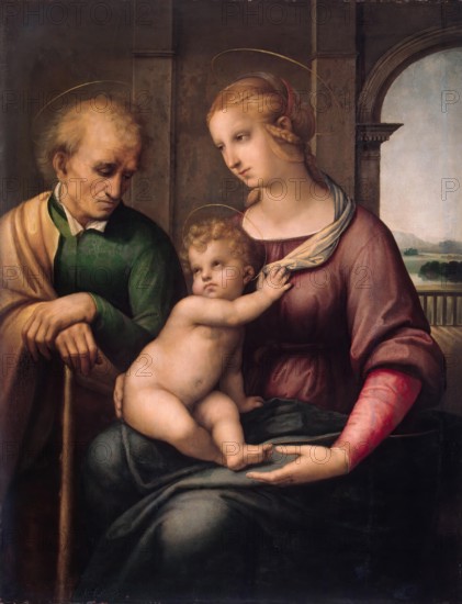 Madonna with Beardless Saint Joseph, 1506. Creator: Raphael.
