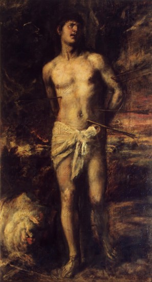 Saint Sebastian, 1570. Creator: Titian.