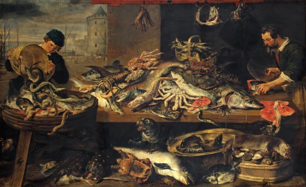 Fish Market, 1619. Creator: Frans Snyders.