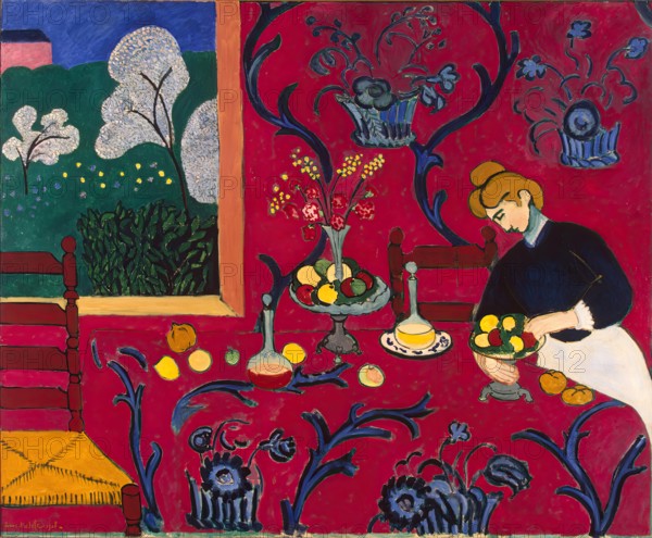 The Dessert: Harmony in Red (The Red Room), 1907. Creator: Henri Matisse.