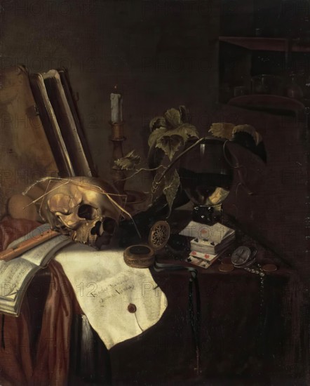 Still Life, 1625. Creator: Pieter Steenwijck.