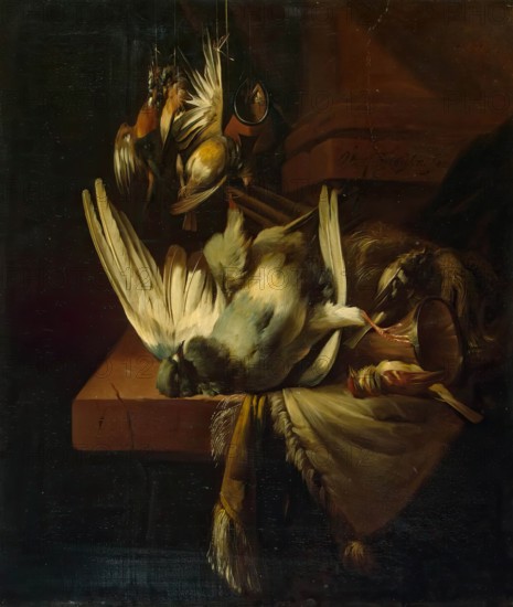 Still Life with Dead Game, 1685. Creator: William Gowe Ferguson.